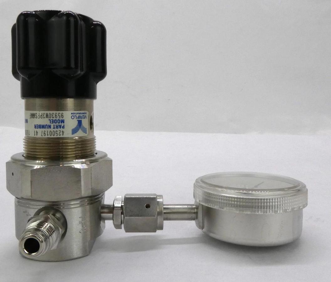 Used Veriflo 42500197 Air Pressure Regulator N2 0- 95930W3PFSMMF AMAT Working Surplus