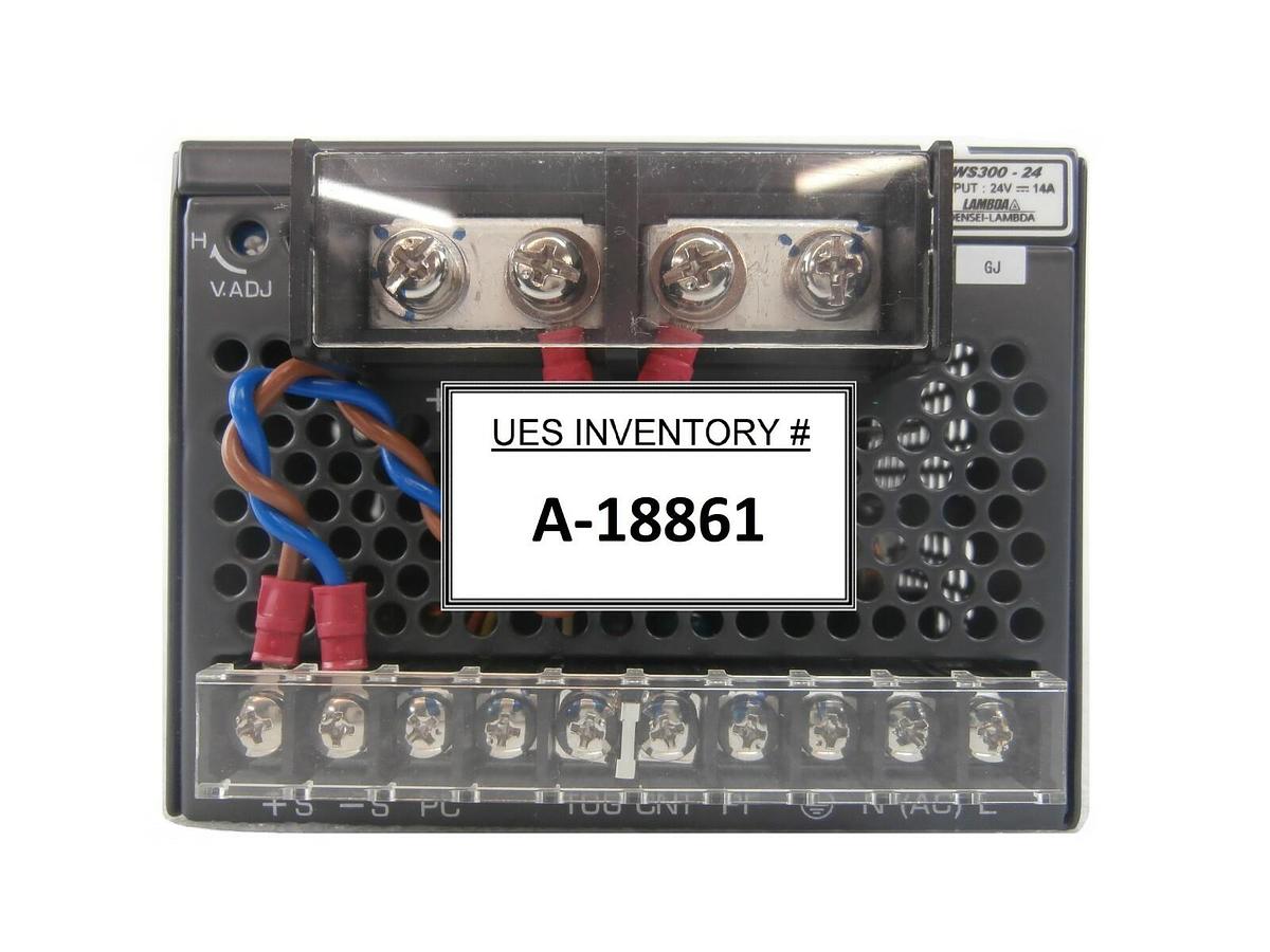 Used Densei-Lambda JWS300-24 Power Supply w/Cables TEL Tokyo Electron Lithius Surplus