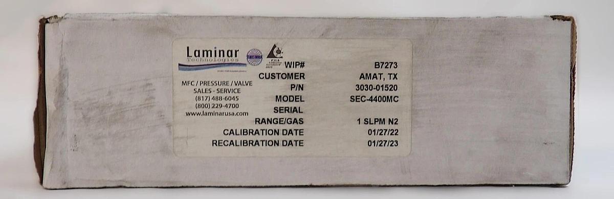 STEC SEC-4400MC Mass Flow Controller MFC 1000 SCCM N2 New Surplus