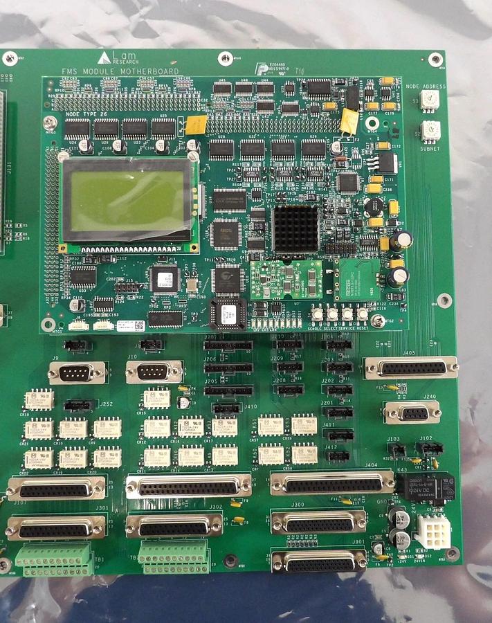 Used Lam Research 810-102499-002 FMS Module Motherboard PCB 810-013872-108 Surplus