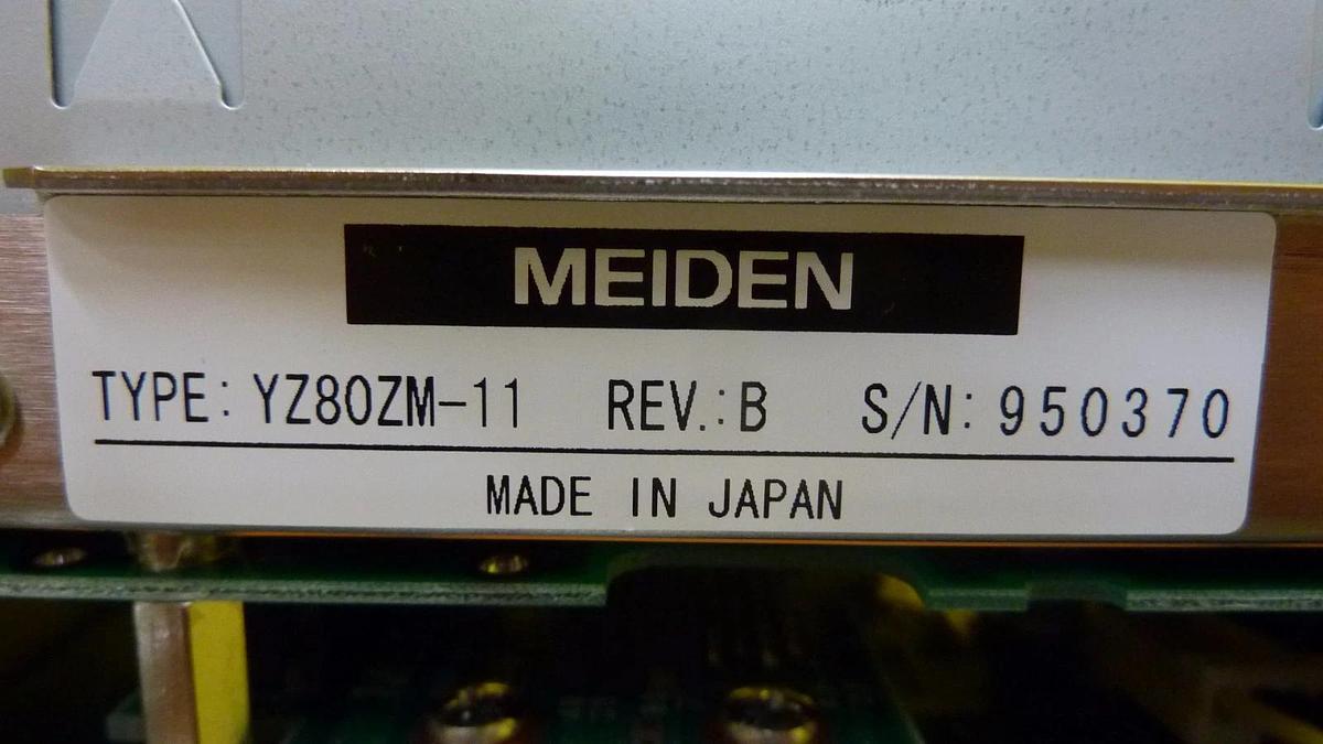 Used Meiden YZ80ZM-11 FDD HDD Mirror PCB Card YZ80Z-01A A202988 TEL Lithius Working