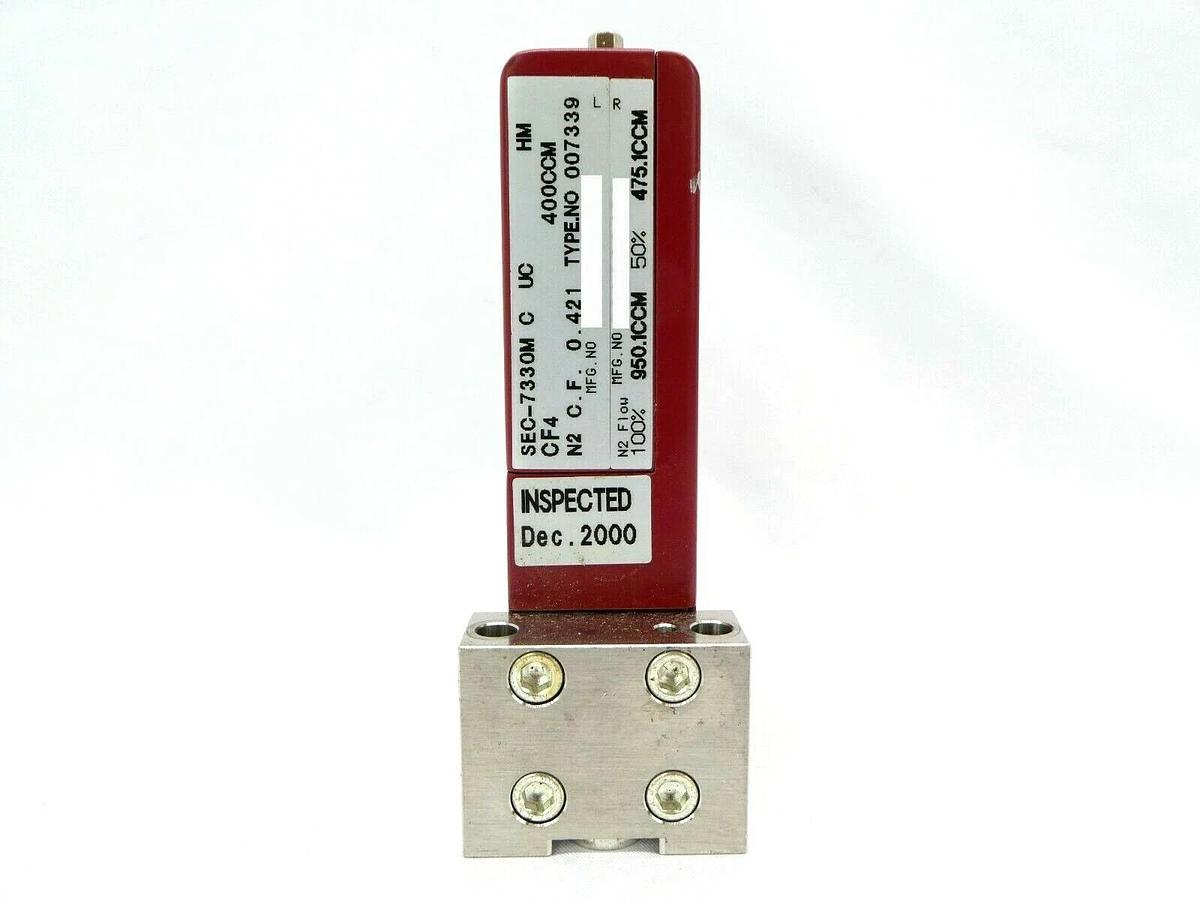 Used STEC SEC-7330M MFC Mass Flow Controller SEC-7330 400 CCM CF4 Working Spare