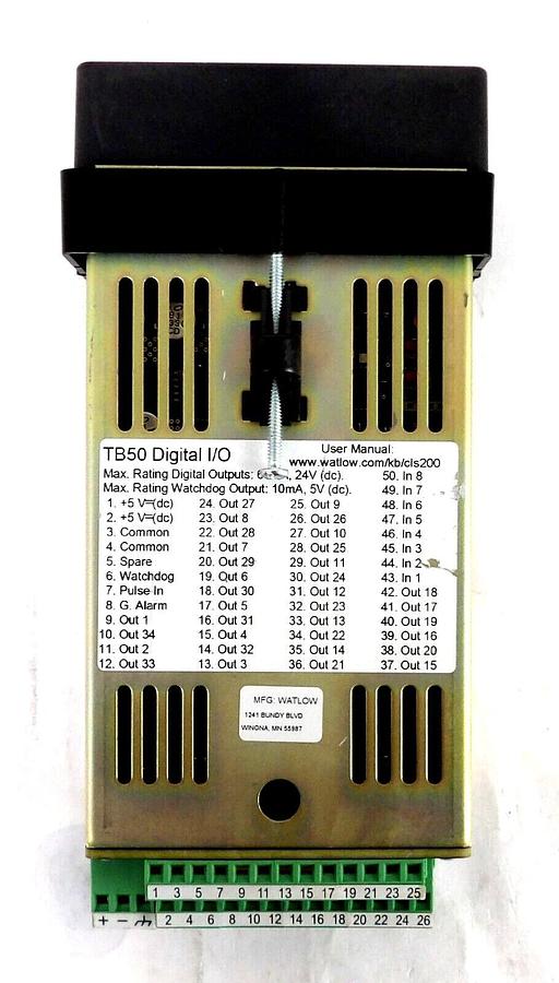 Used Watlow Anafaze 2062-0000 Temperature Controller TB50 CLS200 Working Spare