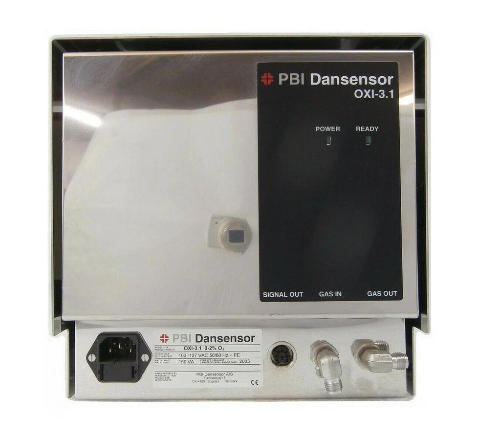 Used PBI Dansensor OXI-3.1 0-2% O2 Portable Oxygen Indicator Working Surplus