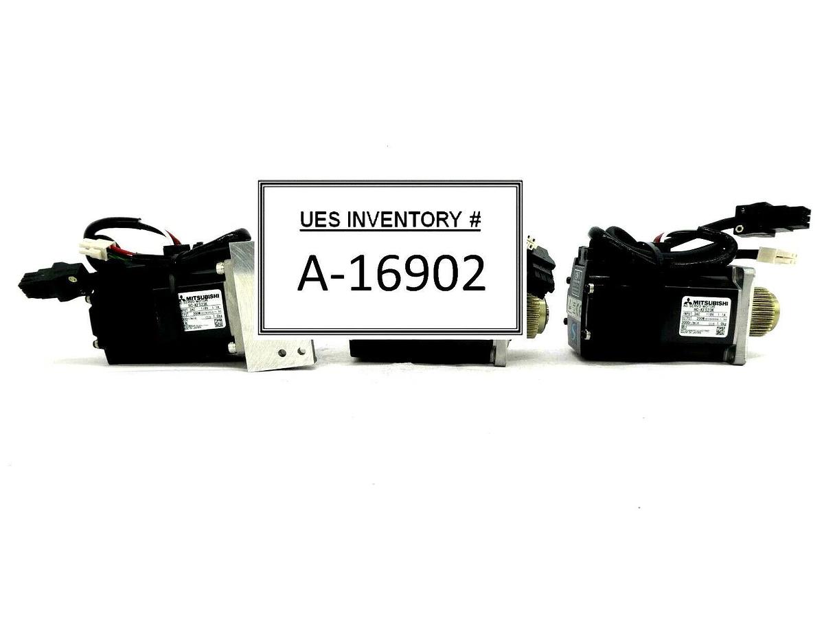 Used Mitsubishi HC-KFS23K AC Servo Motor HC-KFS Series Lot of 3 Working Surplus