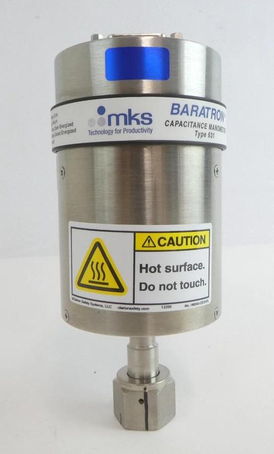 Used MKS Instruments 631D12T8FHBB Baratron Capacitance Manometer Type 631 Working
