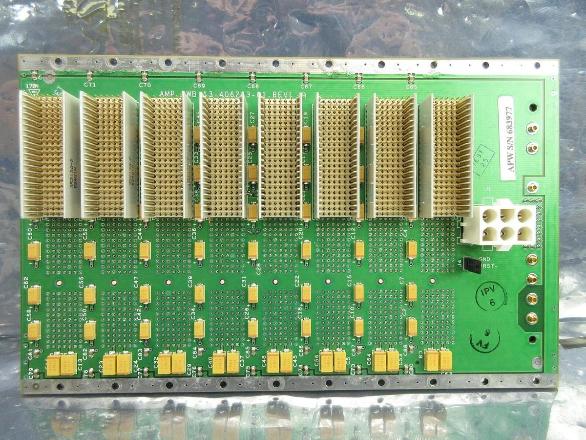 Used AMAT Applied Materials 46-406121-01 Backplane AMP Board PCB Working