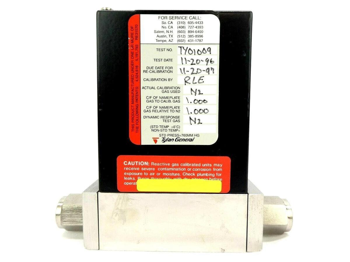 Used Tylan FM-3900MEP Mass Flow Controller MFC 1.5 SLPM N2 2900 Series Working Spare