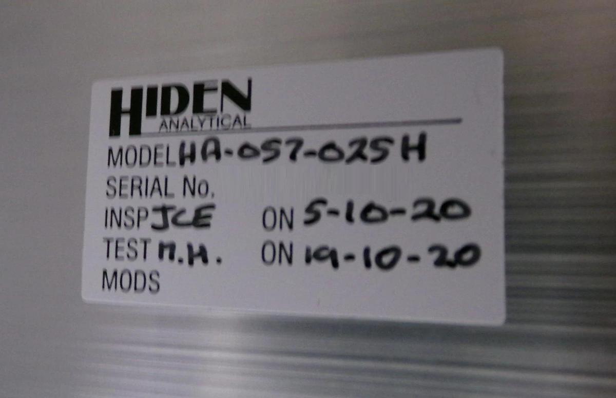 Hiden Analytical IMP PP-EPD Ion Milling Probe System Vacuum Module New Surplus