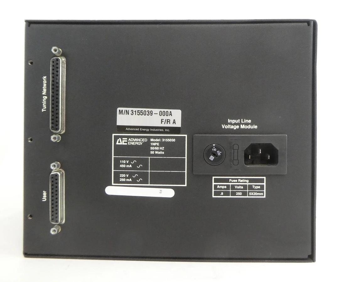 Used AE Advanced Energy 3155039-000 RF Match Tuner Controller TCM 3155030 Working