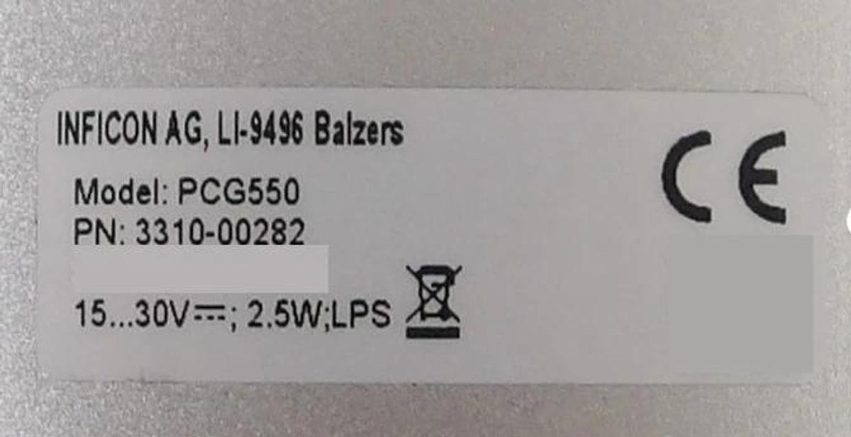 Used Inficon 3310-00282 Pirani Capacitance Gauge PCG550 Reseller Lot of 6 Working