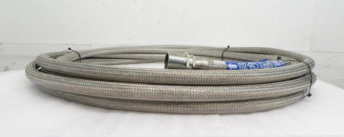 Used CTI-Cryogenics 8043155G600 Cryopump Supply CryoLine 50' AMAT 3400-01374 Working