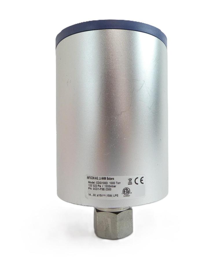 Used Inficon 3CD1-F5E-2300 Baratron Transducer CDG100D Working Surplus