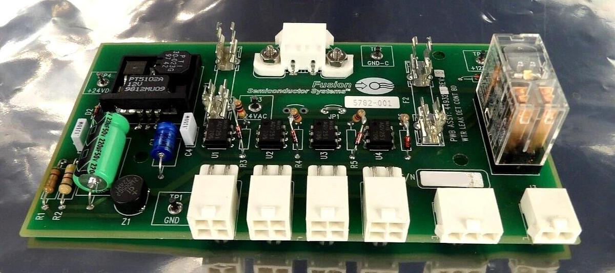 Used Fusion Semiconductor Systems 449321 Water Leak Detector PCB 5782-001 Working