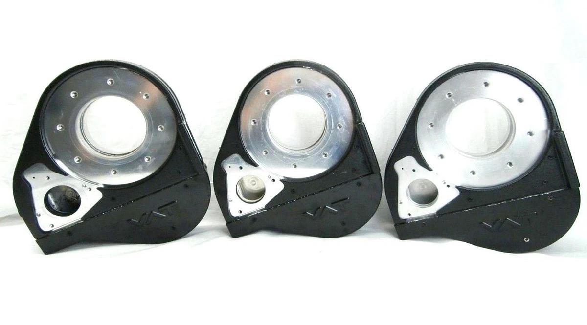 Used VAT Series 65.0 Aluminum Pendulum Gate Valve Body Frame Reseller Lot of 3 Used