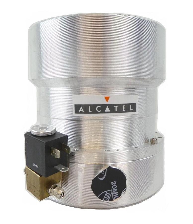 Used Alcatel Adixen PTM5154 Turbomolecular Pump ASM Turbo with Cables Working