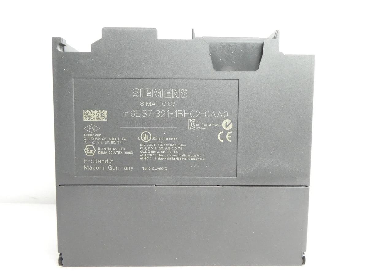 Siemens 6ES7 321-1BH02-0AA0 Digital Input Module SIMATIC S7 New Surplus