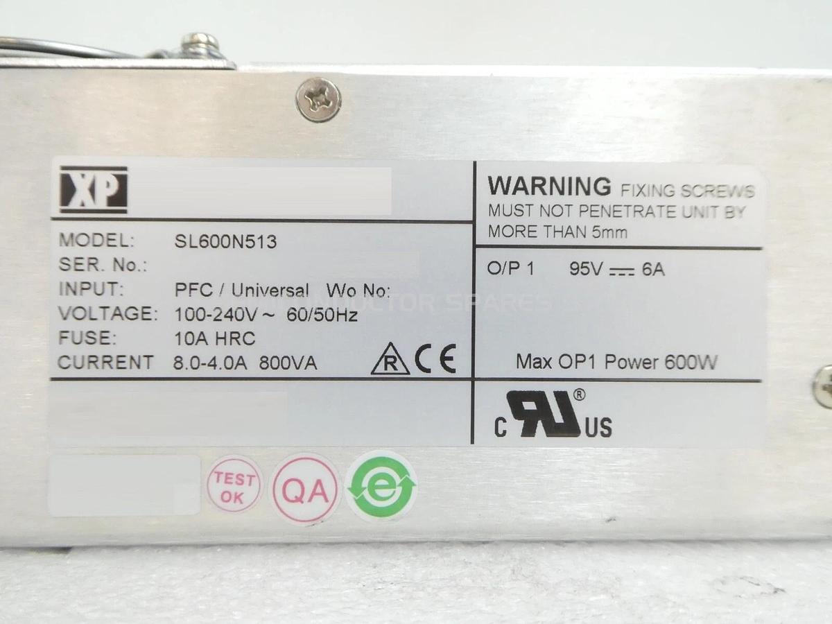 Used XP Power SL600N513 Power Supply XPiQ AB Sciex Spectrometer MDS Working