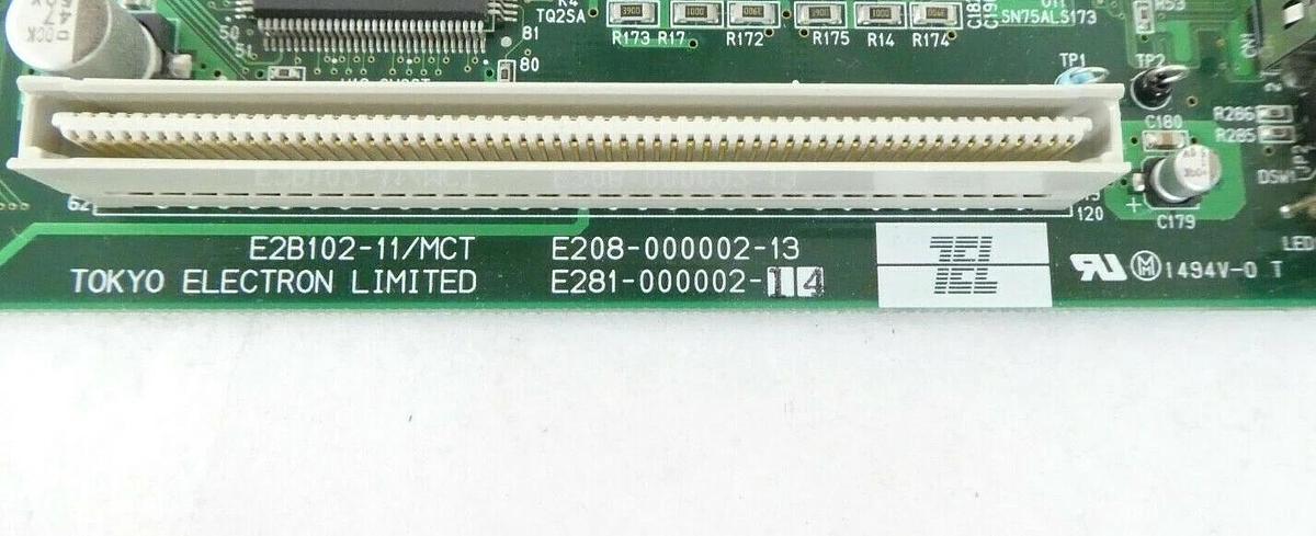 Used TEL Tokyo Electron E281-000002-14 Network PCB E2B102-11/MCT Working Surplus