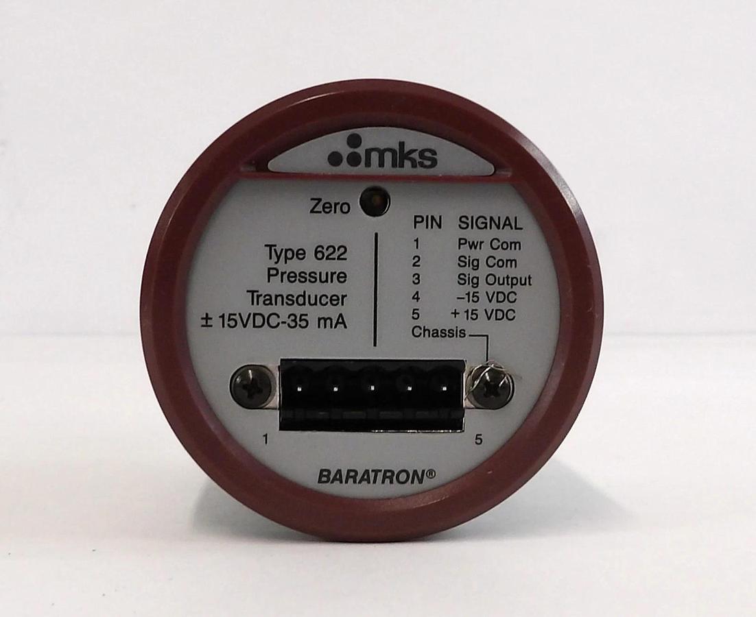 Used MKS Instruments 622A11TAE Baratron Capacitance Manometer Type 622 New Surplus