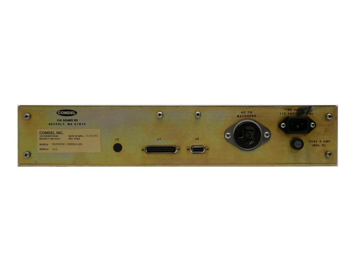 Used Comdel Match Pro RF Generator Controller MATCHPRO Tested Working Surplus