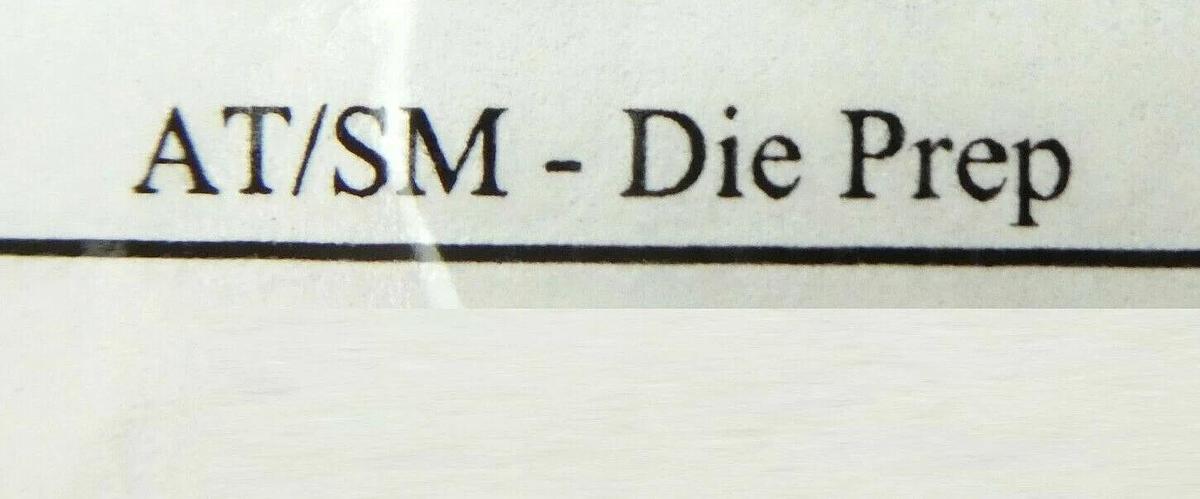 Used Rudolph Technologies AT/SM Die Prep Kit F30 300mm Wafer Defect System Working