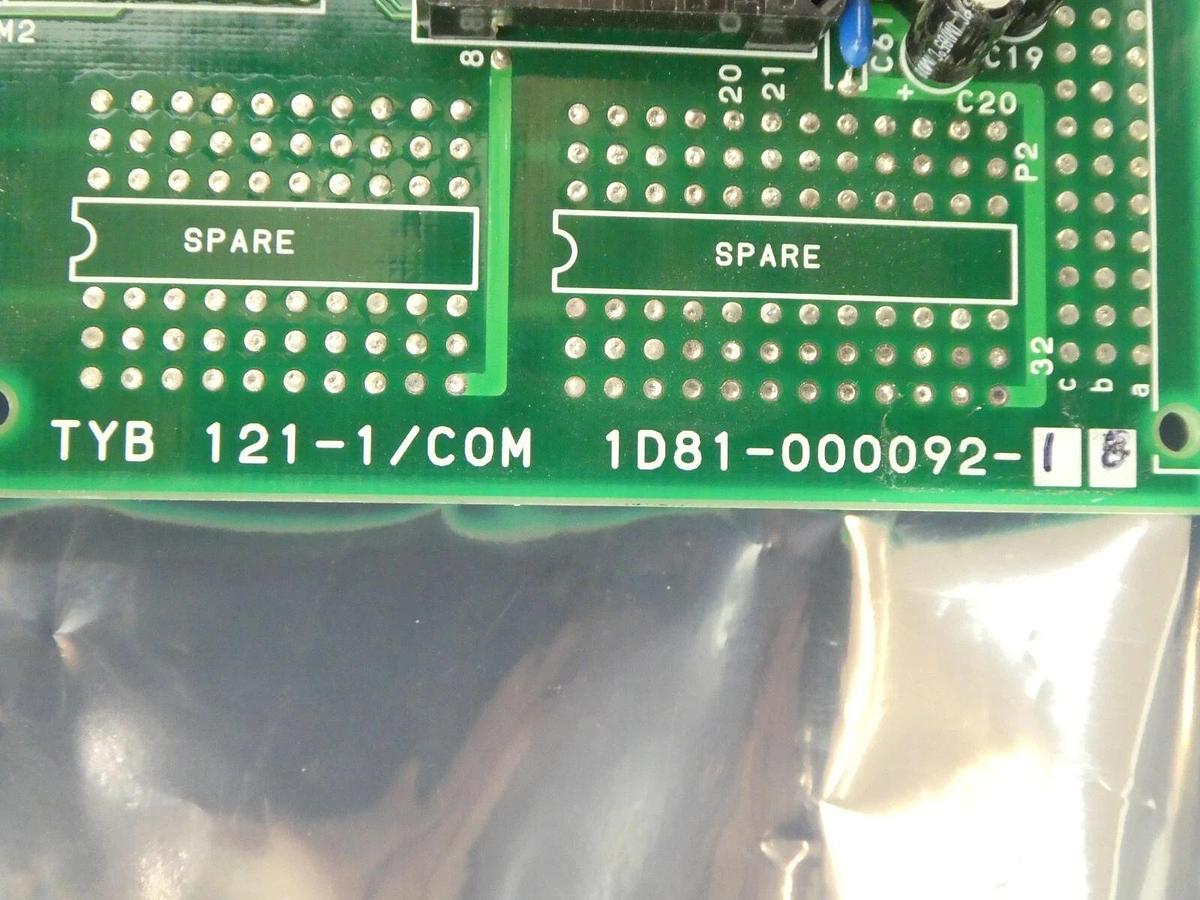 Used TEL Tokyo Electron ID81-000092-18 COM Board PCB Card TYB 121-1/COM Working