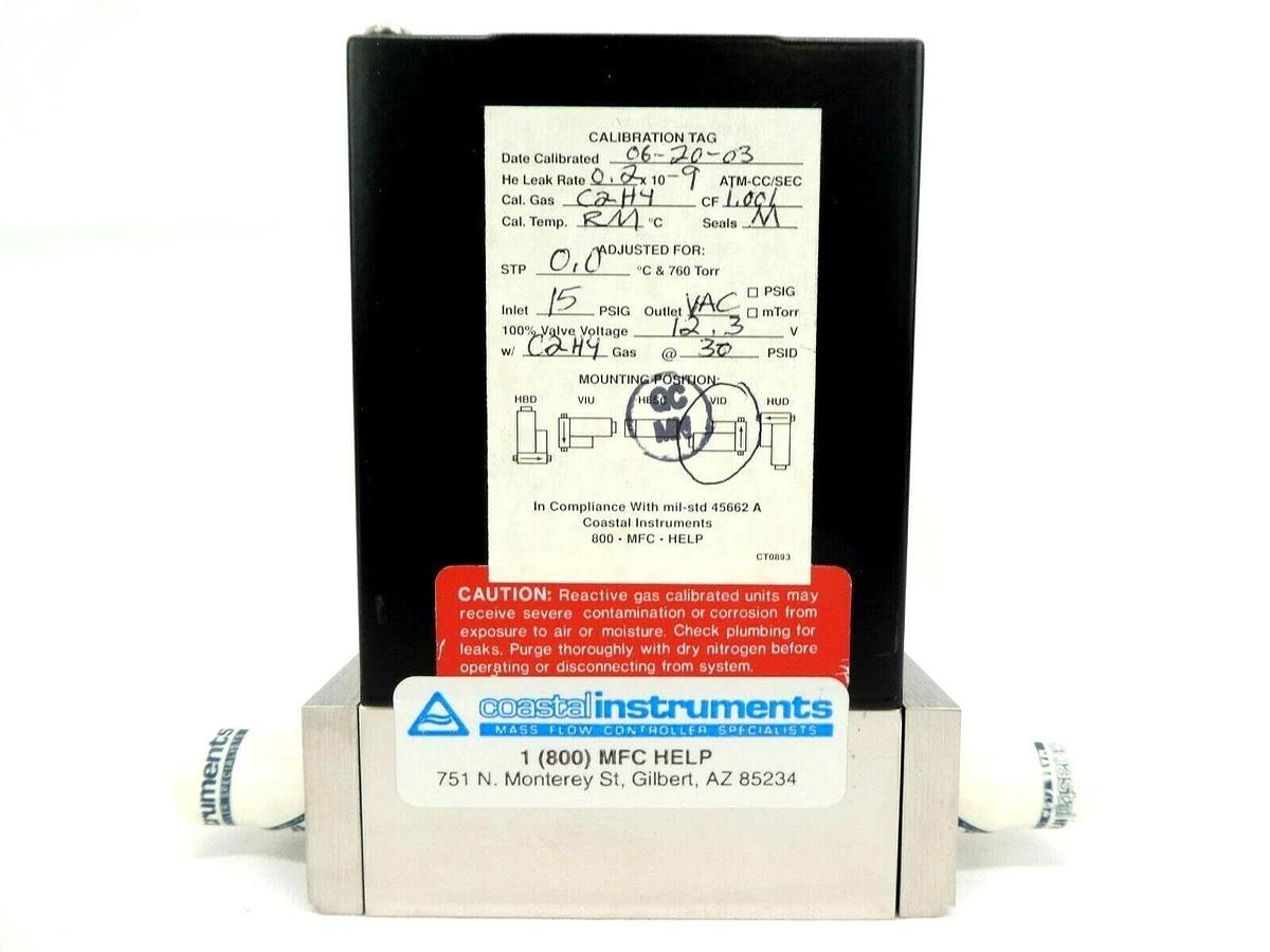 Refurbished Tylan FC-2900MEP Mass Flow Controller MFC 50 SCCM SiH4 2900 Series Refurbished