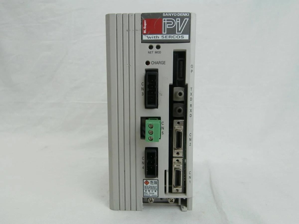 Used Sanyo Denki PV2A030WN61A0Y Servo Amplifier BL Super PV SERCOS Missing Door Used
