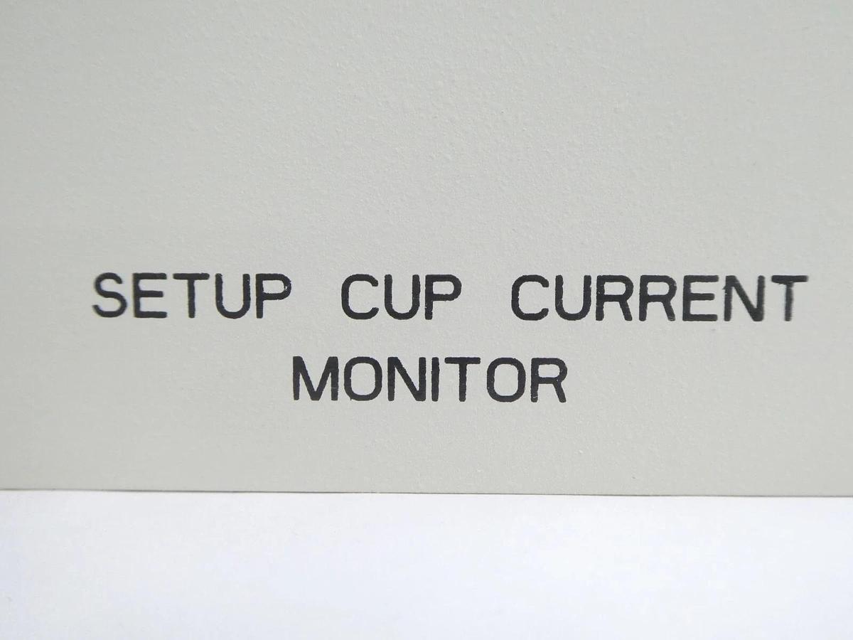 Used Varian E11076572 Setup Cup Current Monitor Module AMAT Working Surplus