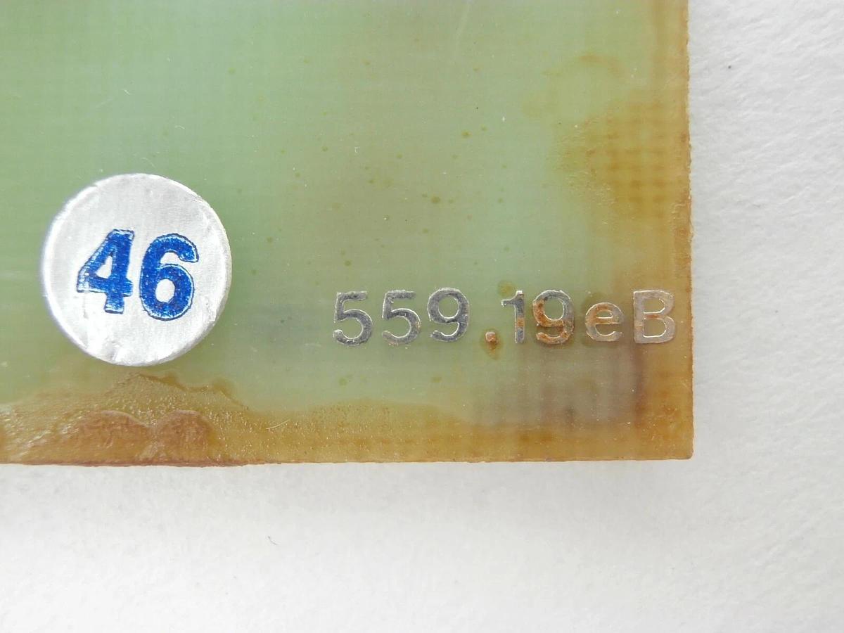 Used Karl Suss 455-60-19 PCB Card 559.19eA MJB 55 Wafer Mask Aligner Working Surplus