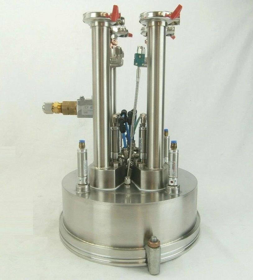 Used Edwards Helios Head Assembly Long Body Combustion Chamber Used Working
