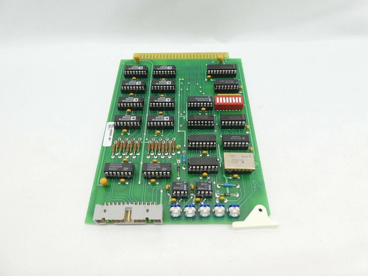 Used Lam Research 810-00670-001 Analog Output PCB Card 670L Rev. L OEM Refurbished
