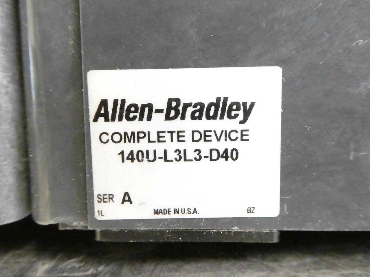 Used AB Allen-Bradley 140U-L3L3-D40 Circuit Breaker 140U-L3 140U-GFP4003 AMAT Working
