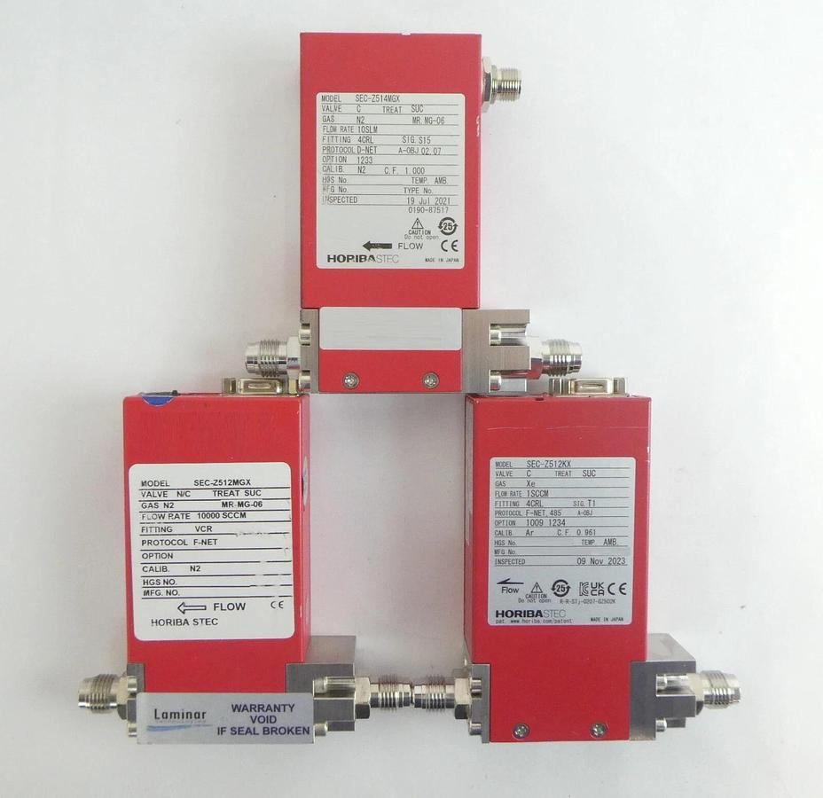 Used Horiba STEC Z500 Z700 Mass Flow Controller MFC Reseller Lot of 10 Working
