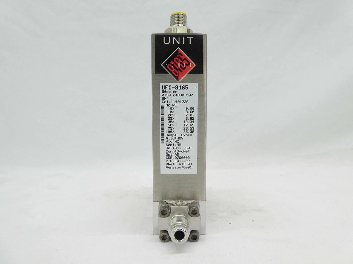 Used Celerity UFC-8165 Mass Flow Controller MFC AMAT 0190-24838 50cc Ar Working Spare
