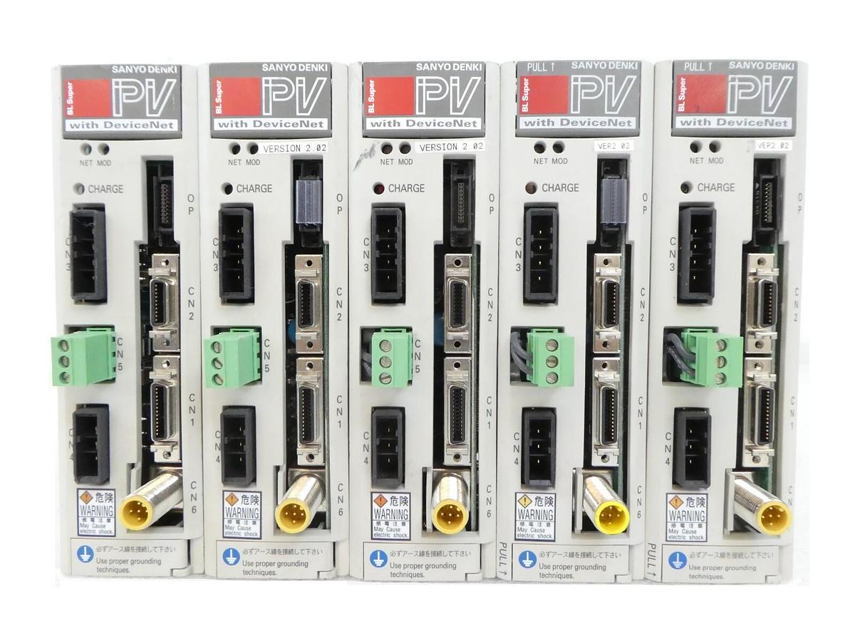 Used Sanyo Denki BL Super PV Servo Driver Amplifier Reseller Lot of 5 Working Surplus