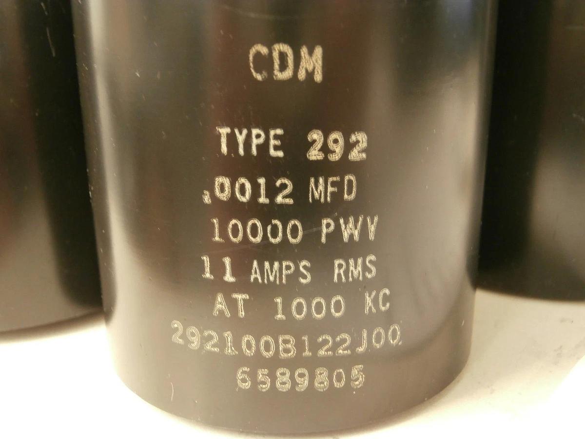 Used AMAT Applied Materials 0021-10744 RF Match Capacitor Assembly Outer Coil Working