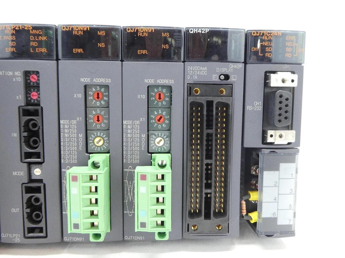 Used Mitsubishi MELSEC-Q PLC Control Assembly Q25HCPU Q173CPUN Q63P QJ71 QH42P Q38B