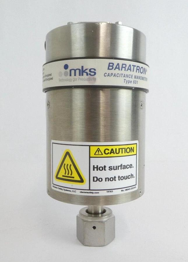 Used MKS Instruments 631C11TBFP Baratron Capacitance Manometer Type 631 Working
