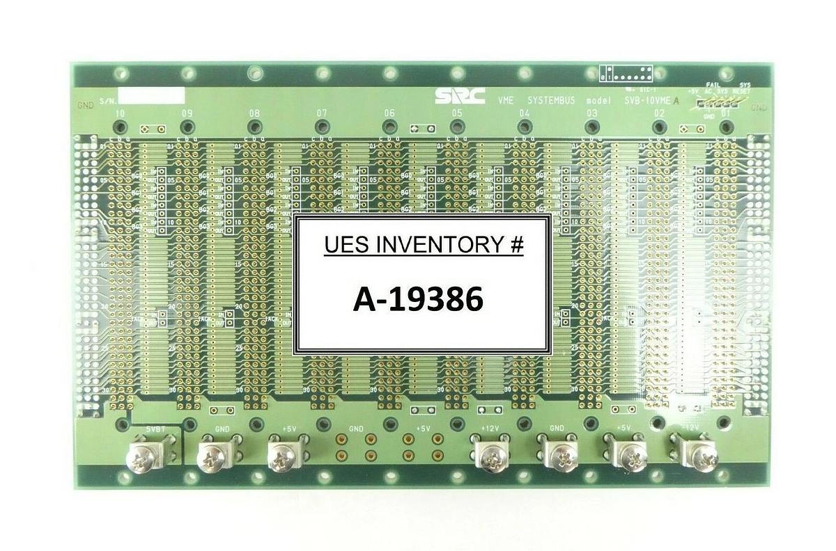 Used SRC SVB-10VME VME Card Backplane SYSTEMBUS PCB SVB-10VMEA Rudolph F30 Working
