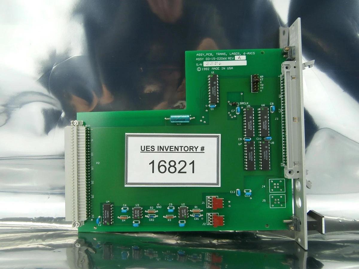 Used Ultratech Stepper 03-15-02066 6-Axis Laser Transition X-Axis PCB Card 4700 Used
