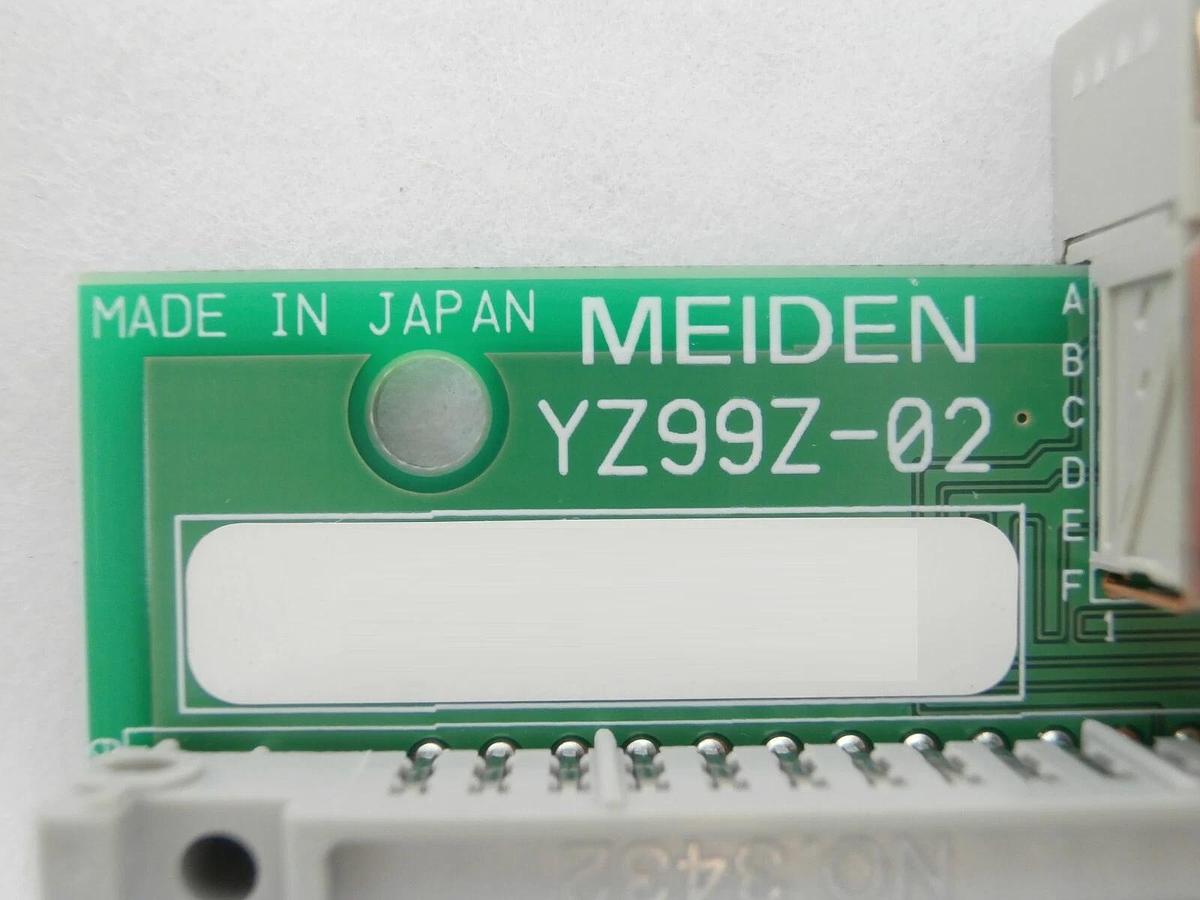 Used Meiden YZ99Z-02 Backplane Interface Board PCB SU22A32031 Working Surplus