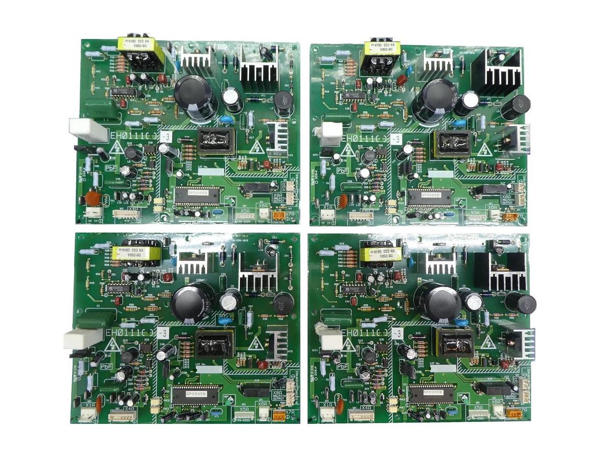 Used DIP EH0111(A)-3 Power Supply PCB EH0111 Reseller Lot of 4 TEL Lithius Working