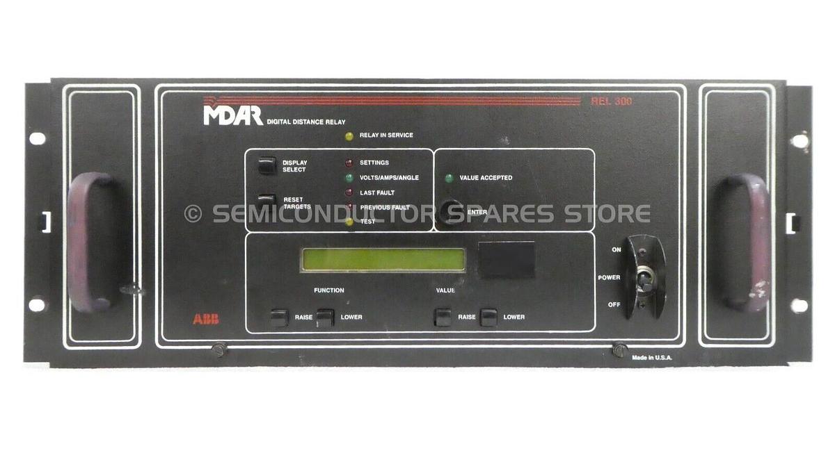 Used ABB REL-300 MDAR Digital Distance Relay Numerical Protection System Surplus