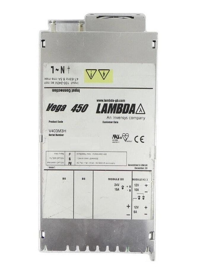 Used Lambda V403M3H Spectrometer Power Supply Vega 450 AB Sciex MDS Working Surplus