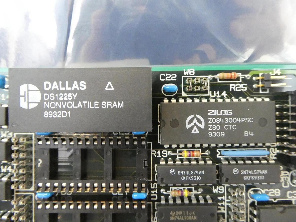 Used Prolog Z80A Multifunction CPU Card PCB Assembly PWB110121-003 Working Surplus