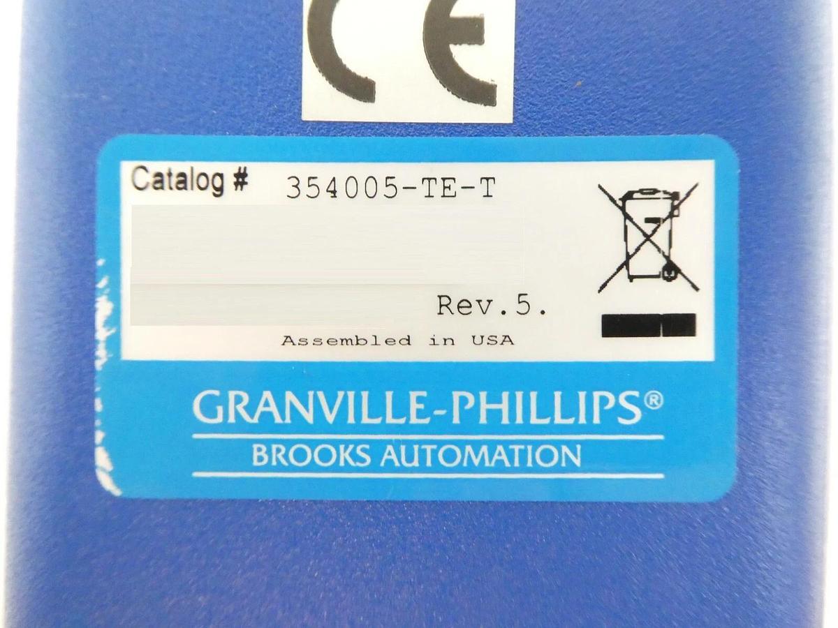Used Granville-Phillips 354005-TE-T Micro-Ion Gauge Brooks Automation Working