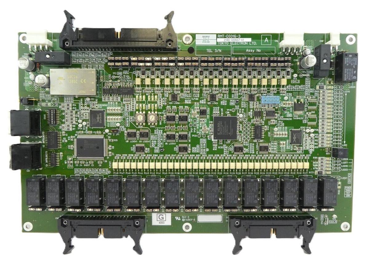 TEL Tokyo Electron 2180-020557-V1 Digital I/O PCB RMT-DIO16-3 New Surplus