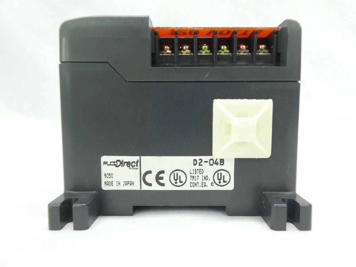 Used Automation Direct D2-04B 5-Slot PLC Controller DirectLOGIC 205 Koyo Working